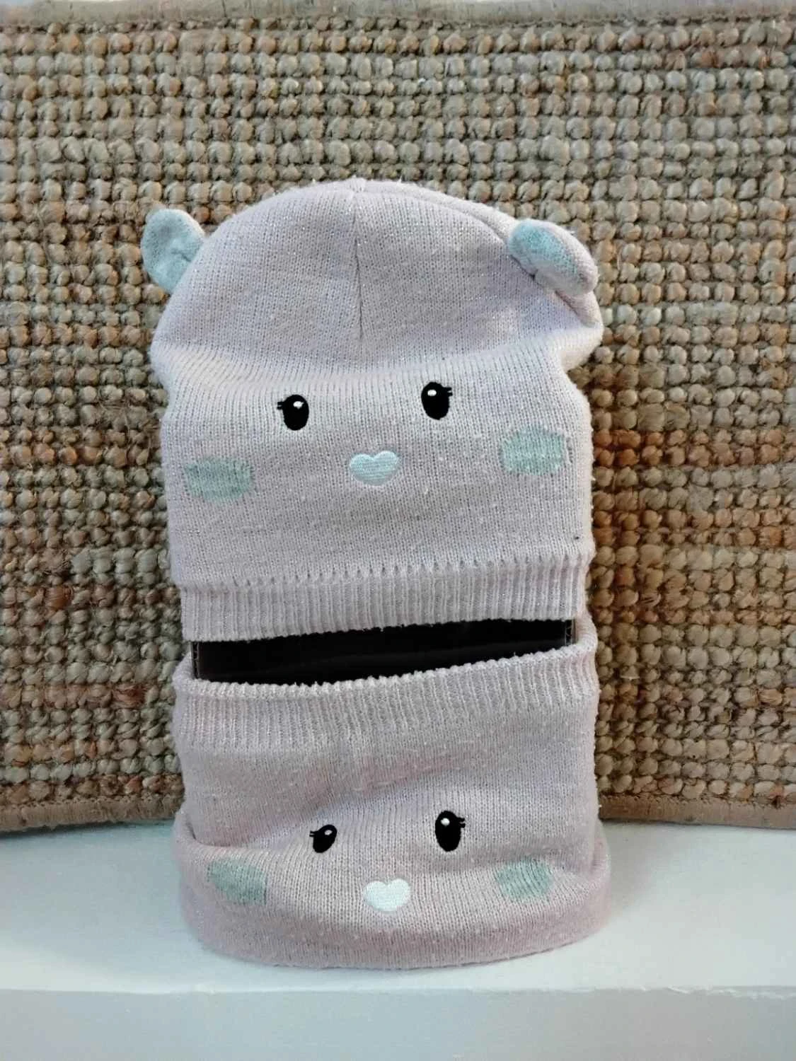 🌈Ensemble bonnet et snood doublé polaire Fille 18mois - 2ans – photo 6